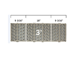 PLUS1236-G -- Sure Step Plus 12'' x 36'' - Gray